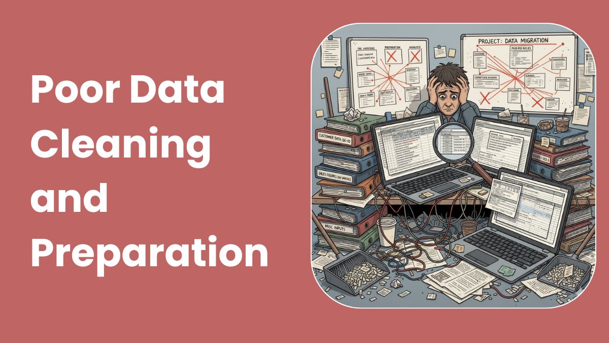 Poor Data Cleaning and Preparation