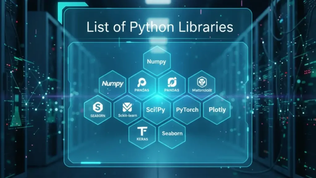 List of python libraries for data science 
