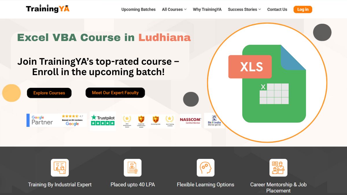 Excel VBA Course in Ludhiana