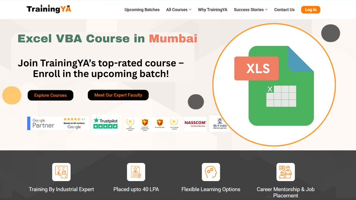Excel VBA Course in Mumbai