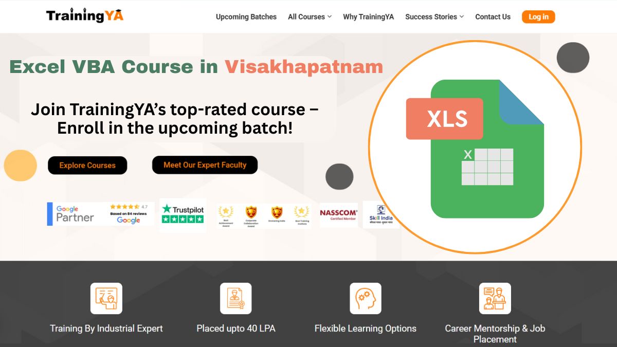 Excel VBA Course in Visakhapatnam