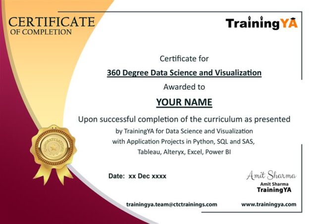 certification of completion
